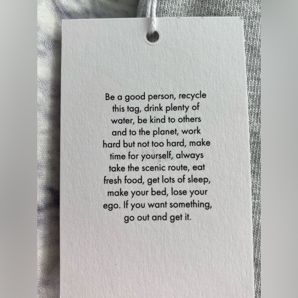 NWT Sporty & Rich Health Club Sweatpants Jogger Gray XS Unisex Drawstring Preppy - Picture 11 of 12